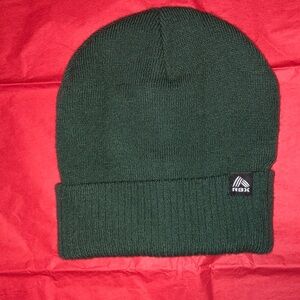 RBX MINIMALIST CUFFED Dark Green Knit Hat Men’s Outdoor Wear OS NWOT